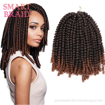Smart Braid Ombre Color Hair Extension Braids Crochet Braiding Hair New Style Spring Twist Hair Synthetic